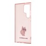 Karl Lagerfeld для Galaxy S24 Ultra чехол PC/TPU NFT Choupette Hard Translucent Pink