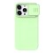 Nillkin для iPhone 15 Pro Max чехол CamShield Silky Magnetic Silicone Mint Green (magsafe)