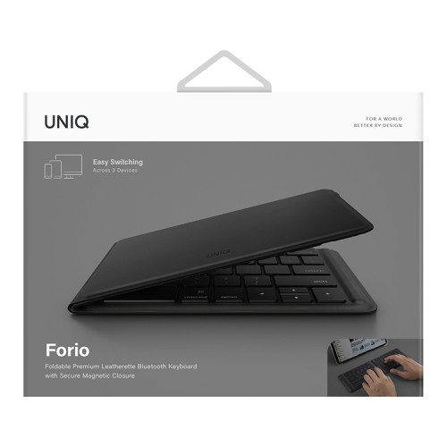 Uniq беспроводная клавиатура FORIO (англ.) Foldable Bluettoth Keyboard Black