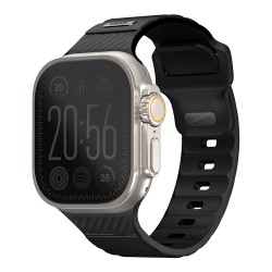 Uniq для Apple Watch 49/45/44/42 mm ремешок STRIDE FKM Rubber Black