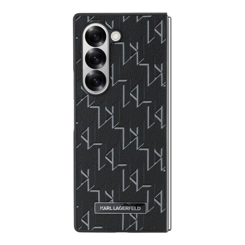 Karl Lagerfeld для Galaxy Z Fold 6 чехол PU-кожа Monogram Black