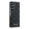 Karl Lagerfeld для Galaxy Z Fold 6 чехол PU-кожа Monogram Black