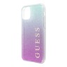 Чехол Guess Glitter Logo Hard Gradient для iPhone 11 Pro Max, розовый/голубой
