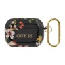 Чехол Guess TPU с кольцом для Airpods Pro, Flower N.4 черный