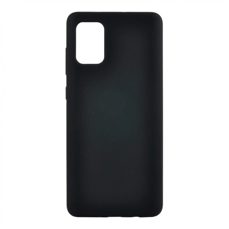 Чехол NewLevel Liquid Silicone Hard для Galaxy A51, черный