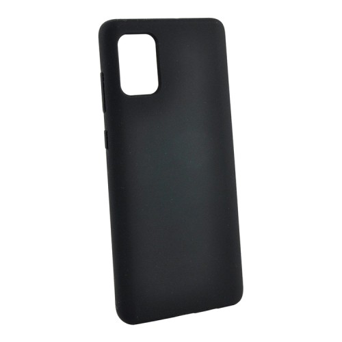 Чехол NewLevel Liquid Silicone Hard для Galaxy A51, черный