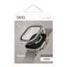 Uniq для Apple Watch 49 mm чехол VOUTE with 9H Tempered Glass Titanium Silver