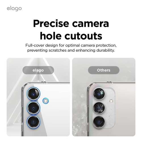 Elago для Galaxy S25+ чехол HYBRID (pc/tpu) Clear