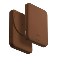 Uniq внешний аккумулятор Lyden Lexa 5000W Magnetic wireless 15W USB-C PD 20W Caramel