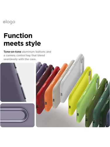 Elago для iPhone Air чехол Magnetic Silicone Deep Lavender (MagSafe)