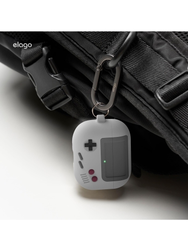 Elago для AirPods Pro 3 чехол Unique AW5 Game console Hang case Light Grey