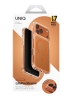Uniq для iPhone 17 Pro Max чехол Lifepro Xtreme AF Frost Clear/Volt Orange (MagSafe)