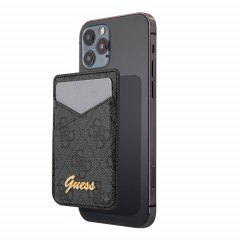 Бумажник Guess Wallet Cardslot Magsafe 4G Triangle logo, черный