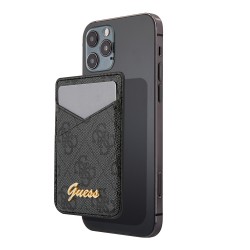 Бумажник Guess Wallet Cardslot Magsafe 4G Trangle logo, черный