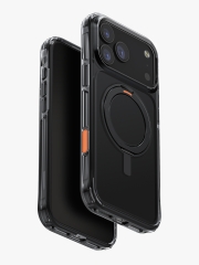 Uniq для iPhone 17 Pro Max чехол Swivix with 360-Rotating stand Carbon Black (Magsafe)