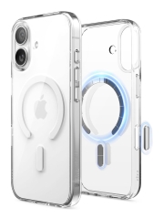 Elago для iPhone 17 чехол Magnetic HYBRID Clear (MagSafe)