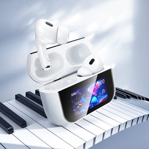 HOCO наушники TWS EW79 Bright true wireless ANC touch screen White