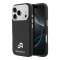 Karl Lagerfeld для iPhone 17 Pro чехол PU Saffiano FW NFT Karl&Choupette metal&Cam Black (MagSafe)