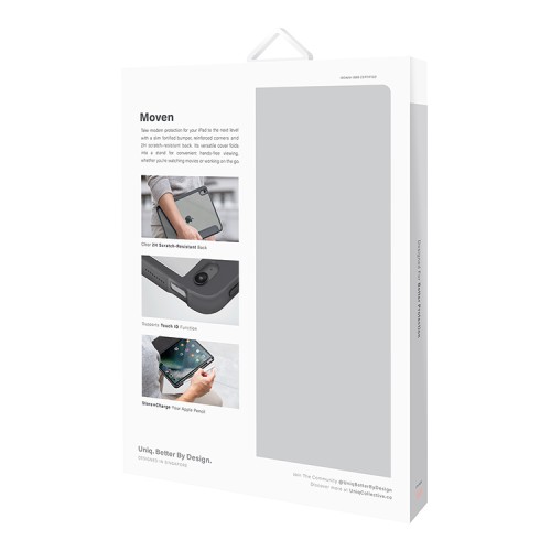 Чехол Uniq Moven для iPad Air 10.9 (2022/20) с отсеком для стилуса, розовый