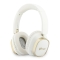 Guess наушники беспроводные накладные Bluetooth HP ENC Rectangle Satined PU Script Metal Logo White