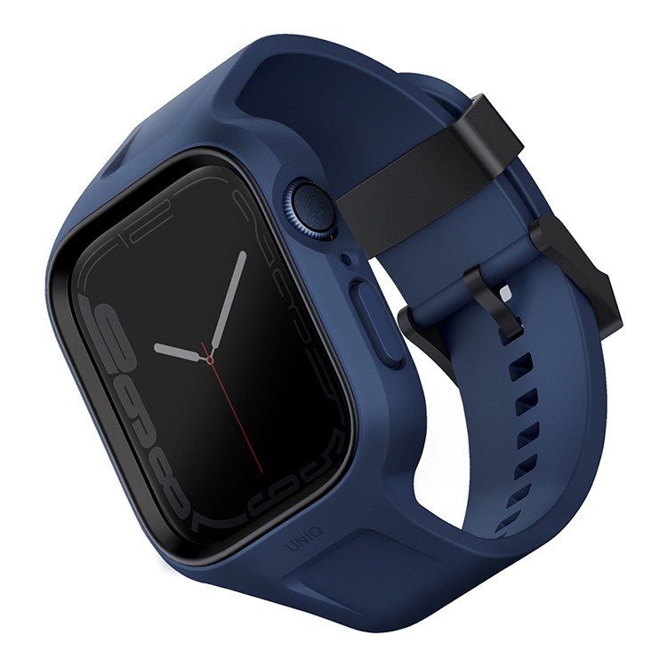 Чехол с ремешком Uniq Monos для Apple Watch 45/44 мм, синий — купить по ...