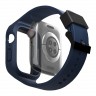 Чехол с ремешком Uniq Monos для Apple Watch 45/44 мм, синий