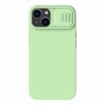 Чехол Nillkin CamShield Silky Magnetic Silicone для iPhone 14 Plus, Mint Green (magsafe)