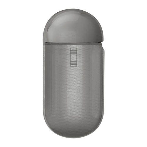 Чехол Uniq Glase с карабином для AirPods 3 (2021), Smoke grey