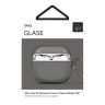 Чехол Uniq Glase с карабином для AirPods 3 (2021), Smoke grey