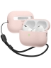 Чехол Elago Liquid case with Round strap для AirPods Pro 2, розовый
