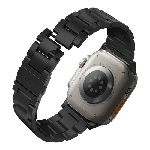 Ремешок Uniq OSTA Steel Strap для Apple Watch 49-46-45-44 мм, черный