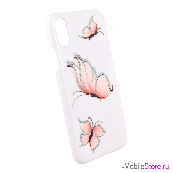 Чехол iCover HP Pure Butterfly Pink для iPhone X/XS