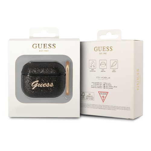 Karl Lagerfeld для Airpods Pro чехол TPU with ring NFT Karl Translucent Black