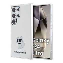 Karl Lagerfeld для Galaxy S24 Ultra чехол PC/TPU NFT Choupette Hard Transparent