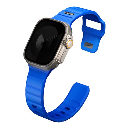 Uniq для Apple Watch 49-46-45-44 mm ремешок STRIDE FKM Rubber Cobalt Blue