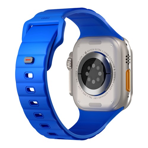 Uniq для Apple Watch 49-46-45-44 mm ремешок STRIDE FKM Rubber Cobalt Blue