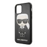 Чехол Karl Lagerfeld PU Leather Iconic Karl Hard для iPhone 11 Pro Max, черный
