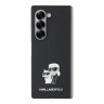 Karl Lagerfeld для Galaxy Z Fold 6 чехол PU-кожа Saffiano Karl&Choupette метал.значок, черный