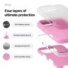 Elago для iPhone 16 Pro Max чехол Soft silicone (Liquid) Hot Pink