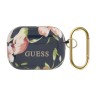Чехол Guess TPU с кольцом для Airpods Pro, Flower N.3 синий