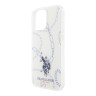 U.S. Polo для iPhone 16 Pro Max чехол PC/TPU Double Horse logo Chains Hard Transparent