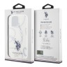 U.S. Polo для iPhone 16 Pro Max чехол PC/TPU Double Horse logo Chains Hard Transparent