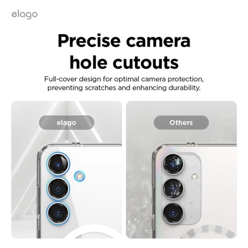 Elago для Galaxy S25+ чехол HYBRID (pc/tpu) Clear (Magnetic)