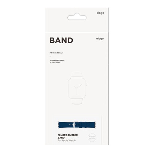 Ремешок Elago Premium Rubber для Apple Watch 42-41-40 mm, синий