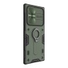 Противоударный чехол Nillkin CamShield Armor для Galaxy S22 Ultra, зеленый