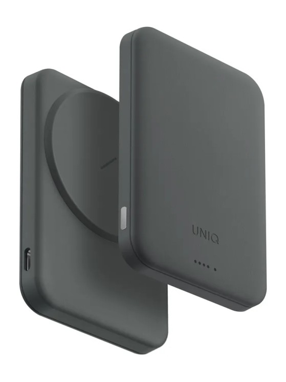 Uniq внешний аккумулятор Lyden Lexa 5000W Magnetic wireless 15W USB-C PD 20W Lichen Green
