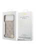Guess для iPhone 17 Pro Max чехол PU 4G Classic metal logo Gold camera Hard Pink (MagSafe)