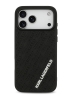 Karl Lagerfeld для iPhone 17 Pro Max чехол 3D Rubber Multi Logo Hard Black