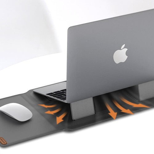 Чехол Nillkin Versatile Laptop Sleeve 3-в-1 для ноутбуков до 16'', серый