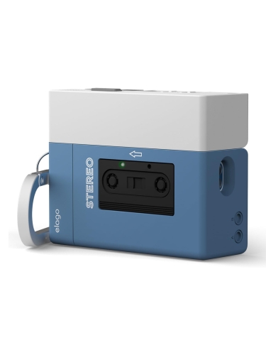Elago для AirPods Pro 3 чехол Unique Cassette Player Hang case Blue